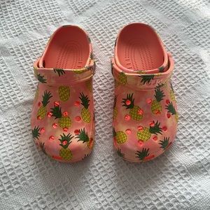 Pineapple Crocs